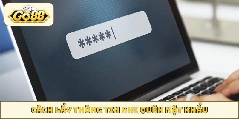 Cách lấy thông tin khi quên mật khẩu