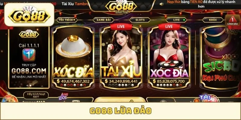 GO88 lừa đảo