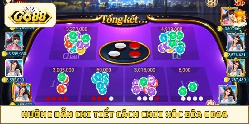 Hướng dẫn chi tiết cách chơi Xóc Đĩa GO88
